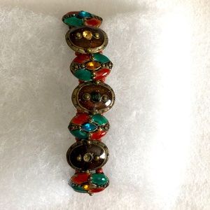 Enamel Spanish Stretch Bracelet